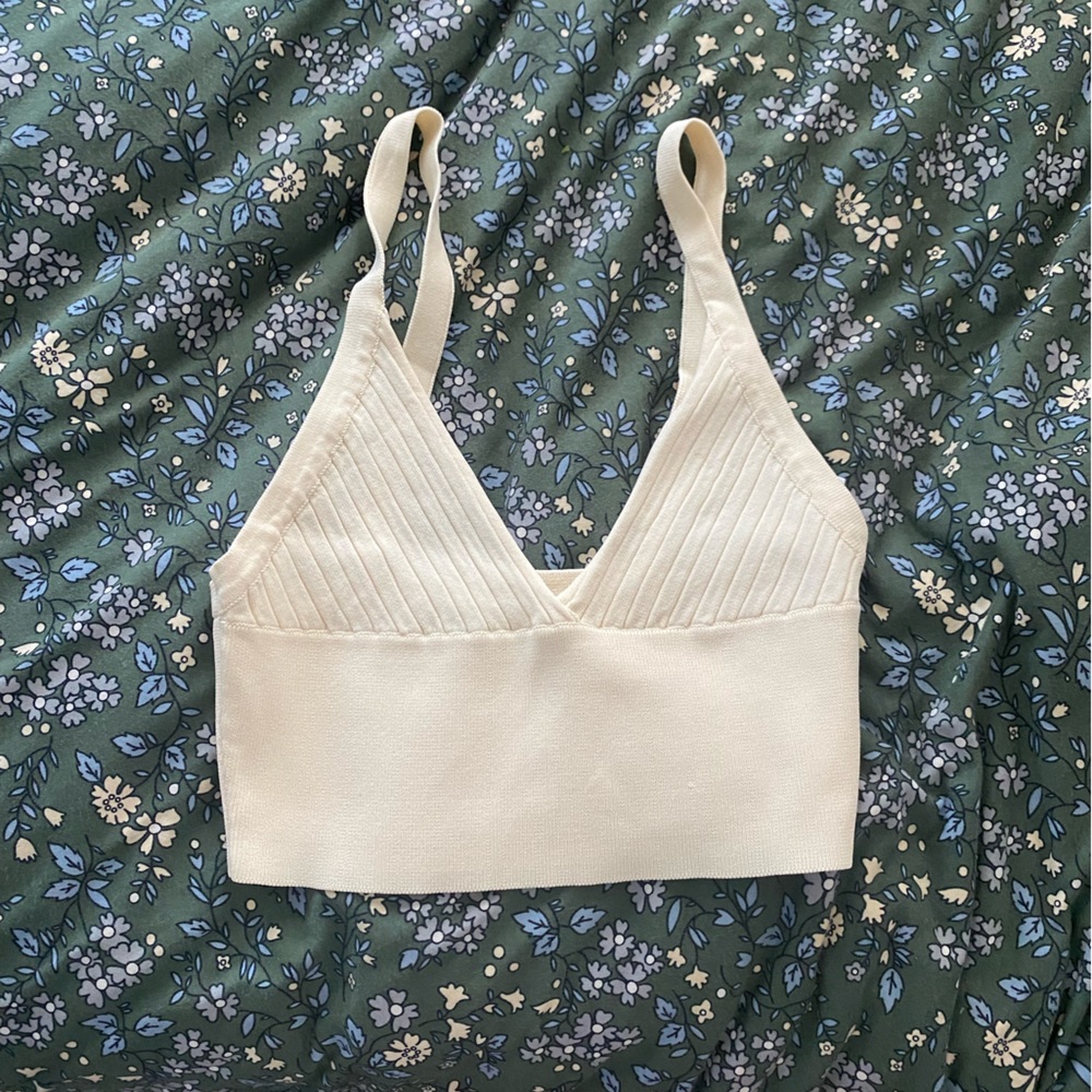 Zara cropped tank top